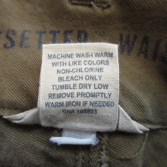 Duluth Trading Co Curvesetter Fire Hose Canvas Cargo Pants Size 2 x 29 - Picture 7 of 7